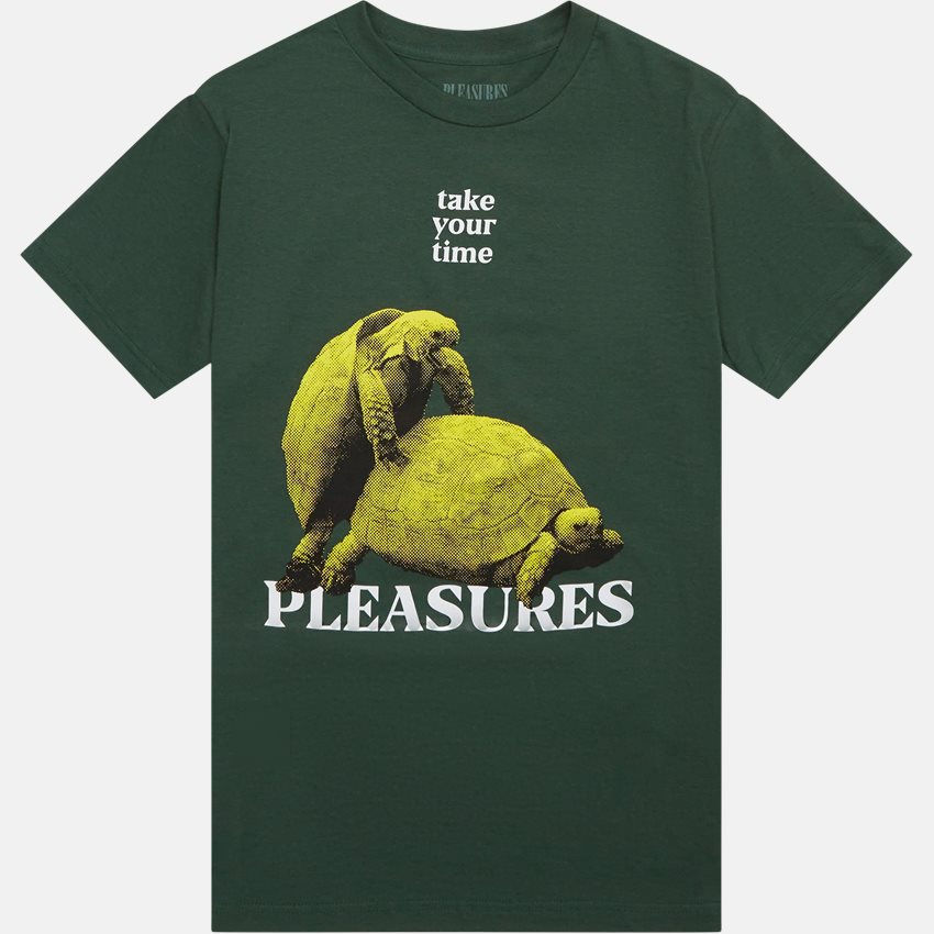 Pleasures T-shirts YOUR TIME TEE FORREST GREEN